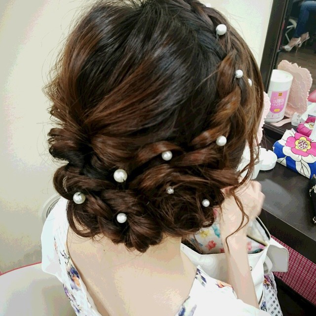 ☆『絶妙可愛いヘアセット♪』☆何度でもこの価格 ♪ヘアセット全般!結婚式~ライブまで☆ | ヘアセット UP's(アップス)♪土日は朝8時から営業しています♪ | 当日予約・直前予約 ポップコーン