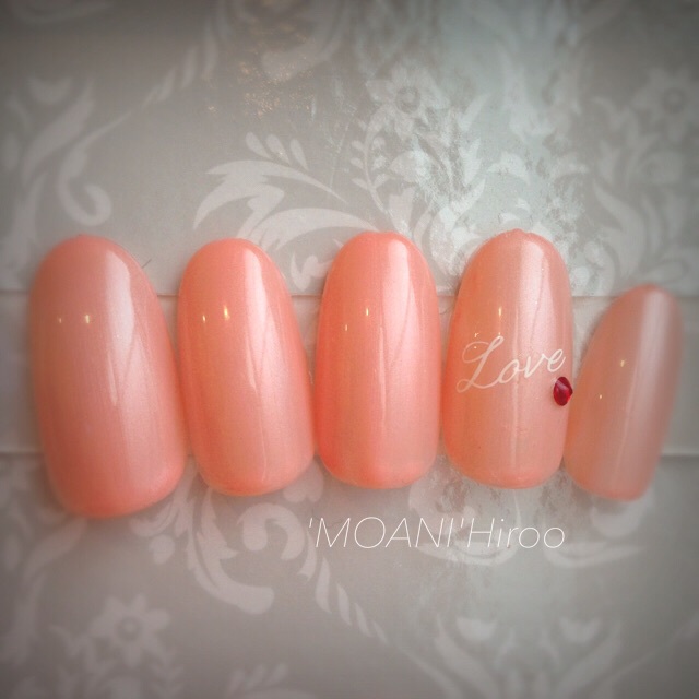 ワンポイントが可愛いシンプルネイル♡ | Nail salon'MOANI'Hiroo 恵比寿渋谷店 | 当日予約・直前予約 ポップコーン