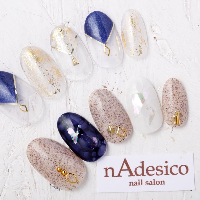 新規・オフ込み☆新作!秋のトレンドアート! | nAdesico nail salon (なでしこネイルサロン) | 当日予約・直前予約 ポップコーン