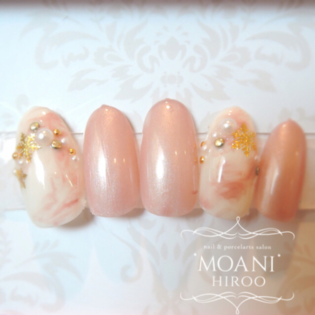初回限定オフ代込♡2016秋冬 大人のクリスマスネイル♡ | 子連れ歓迎Nail&Bijou Lesson salon'MOANI'Hiroo | 当日予約・直前予約 ポップコーン