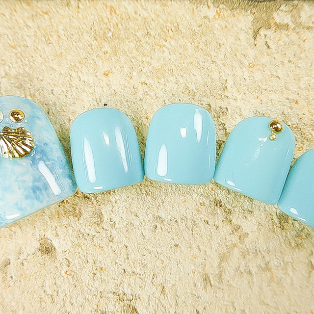 【Recommend / Off & Care included】 Foot Flat-rate Design K * 11980 yen course | Nail salon iS (nail salon size) Meguro shop * Operating weekdays until 22 pm | Last-minute booking service Popcorn