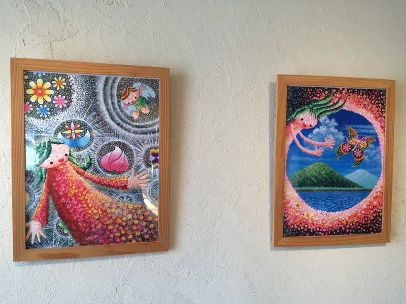村田のりみちさんの スピリチュアルアート 展示販売会