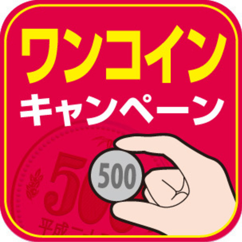 ☆8月28日(火曜日)のご利用限定☆ワンコインキャンペーンデイ