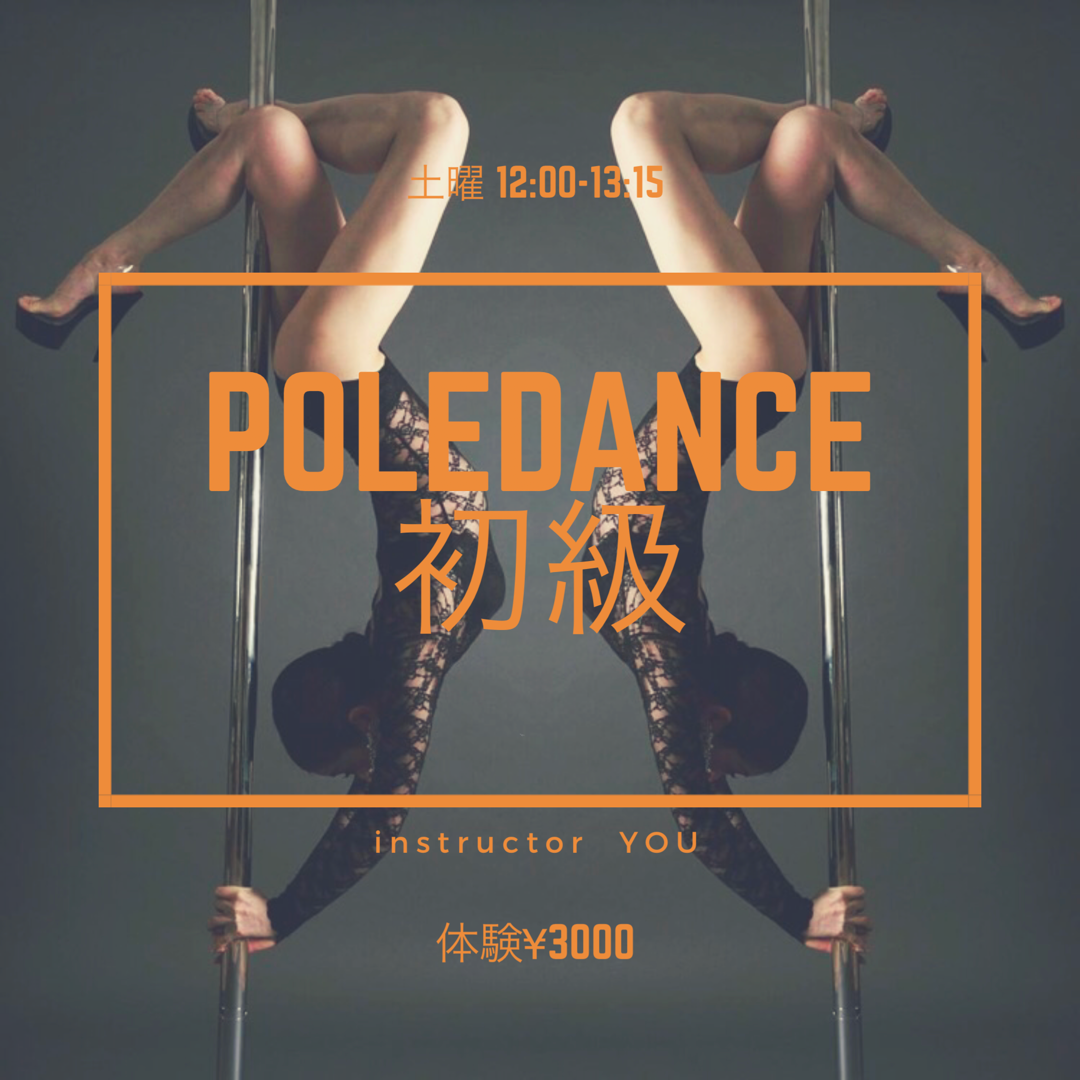 初級 ポールダンス 75分(担当:YOU)