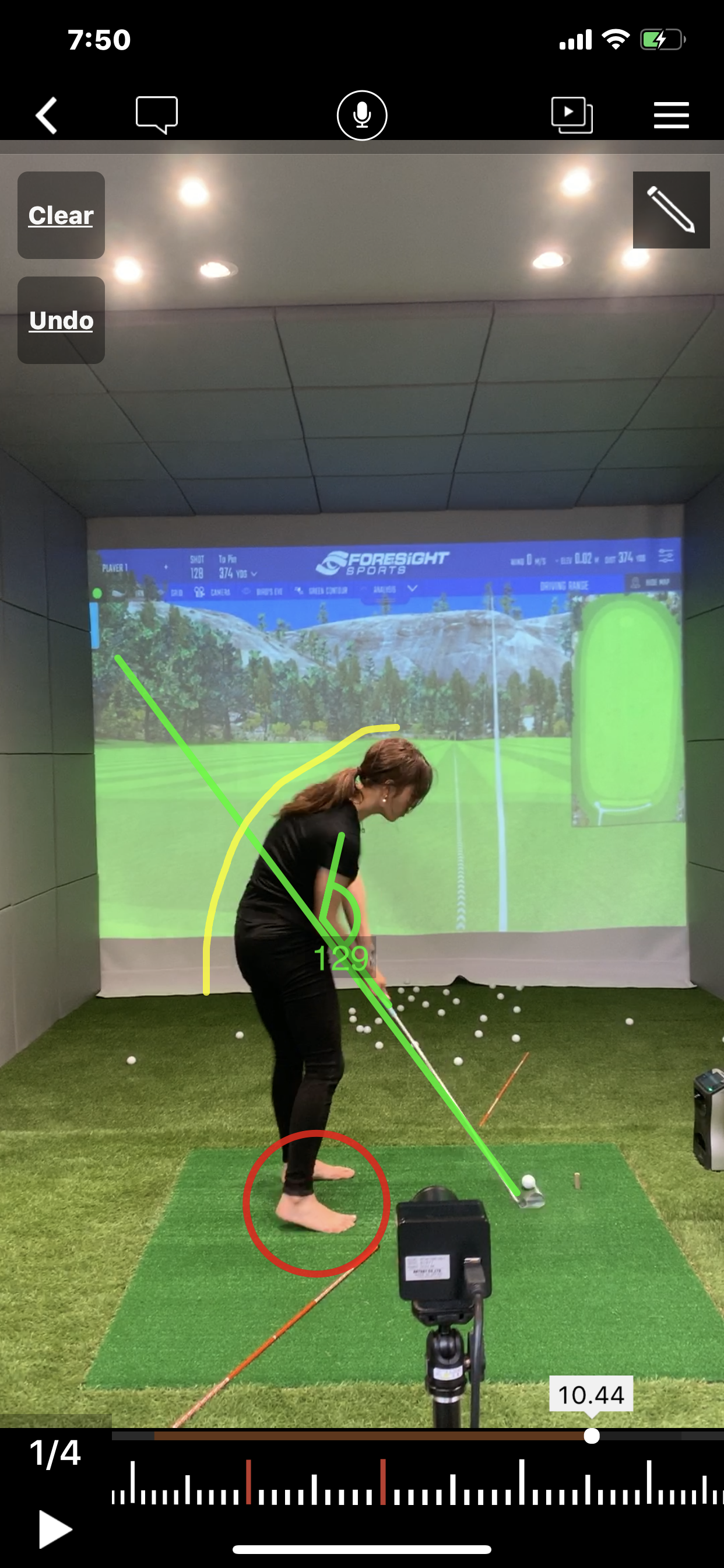 スイング動画診断 Coubic