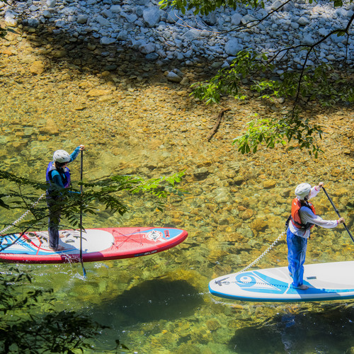 【広島・SUP】秘境三段峡の透き通る水の美しさでアクティブ&リラックス