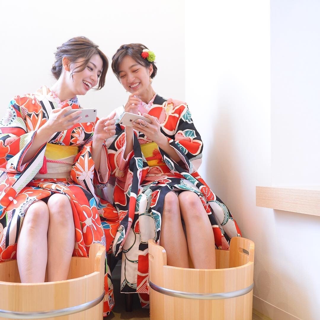 レンタル着物コラボプラン Rental KIMONO wearing combo