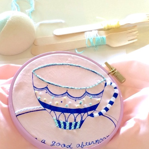 【「刺繍CAFE」 at trois 6/17(土)】