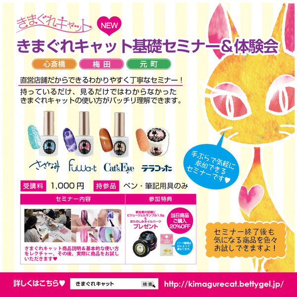 きまぐれキャット基礎セミナー&体験会【梅田】