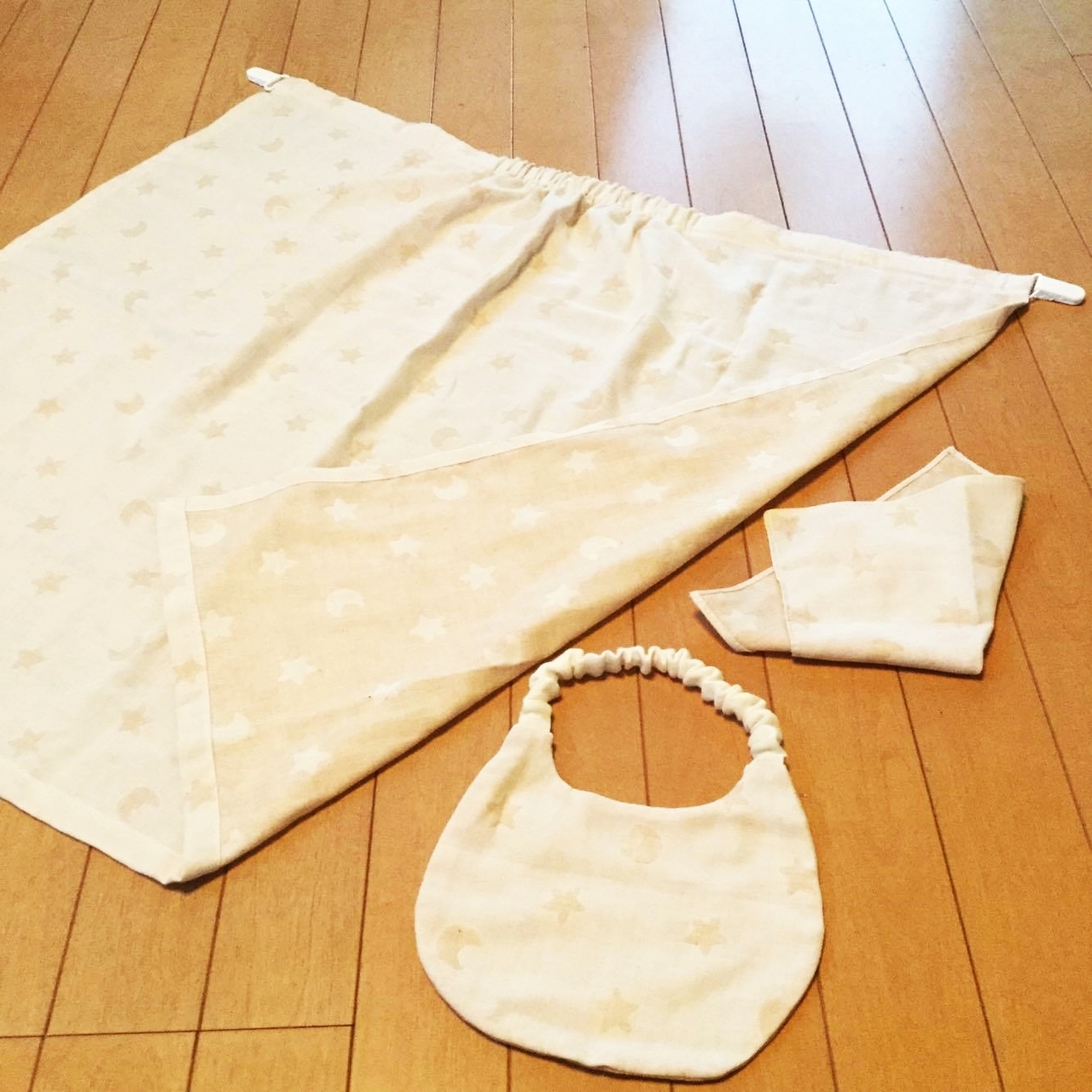 MAMAstyleプレママ&ビギママサロン~ダブルガーゼでマルチケット(授乳ケープ)とベビースタイを作ろう~