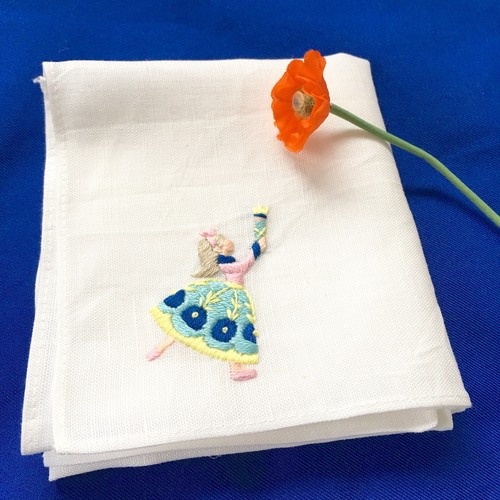annas 川畑杏奈「刺繍ハンカチワークショップ」at 手紙舎鎌倉店(12/17)