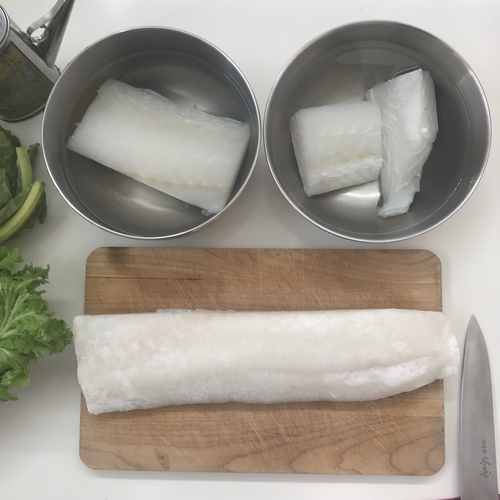 季節の料理:干しだらを使ってみよう!