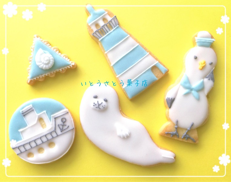 ママのアイシングクッキー教室♪8月『アイシングクッキーでクルーズの旅』