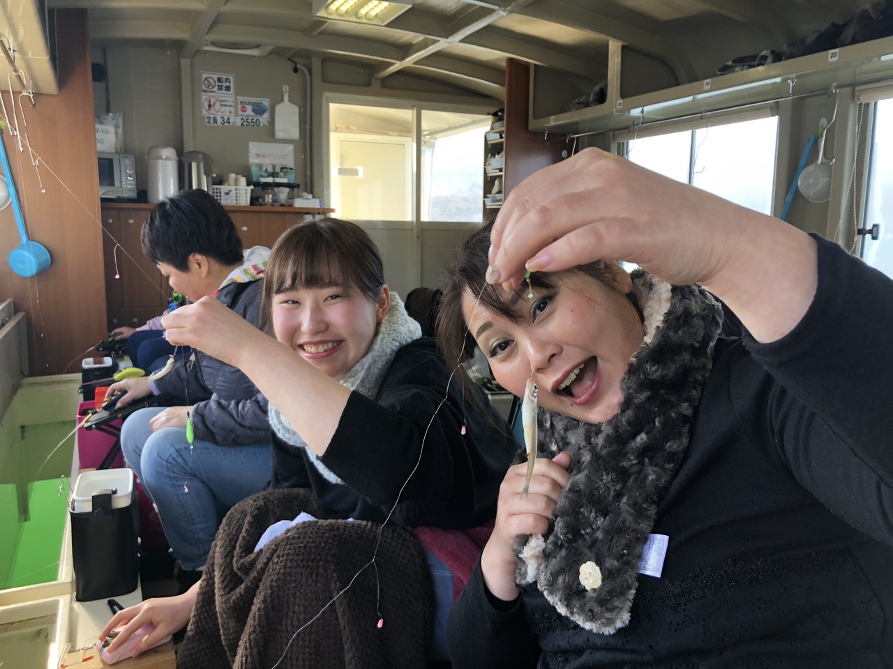 ワカサギ釣りドーム船釣行会 in 山中湖