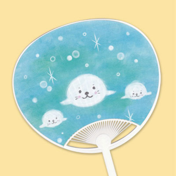 パステル和(なごみ)アートのうちわ作り