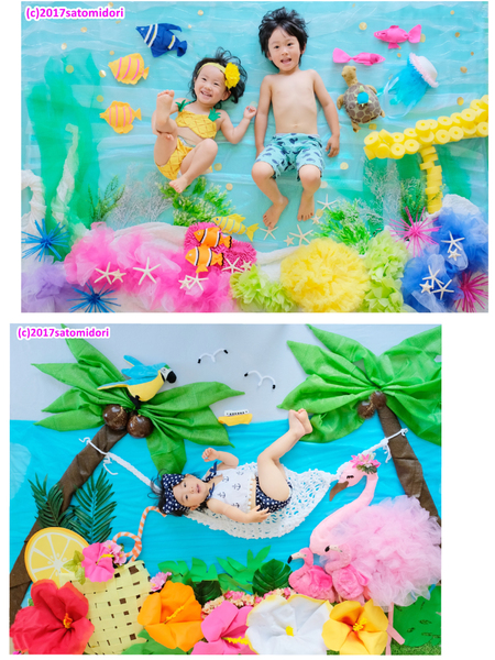 ★海の中★ & ★ハンモック★ おひるねアート撮影会 木場・豊洲