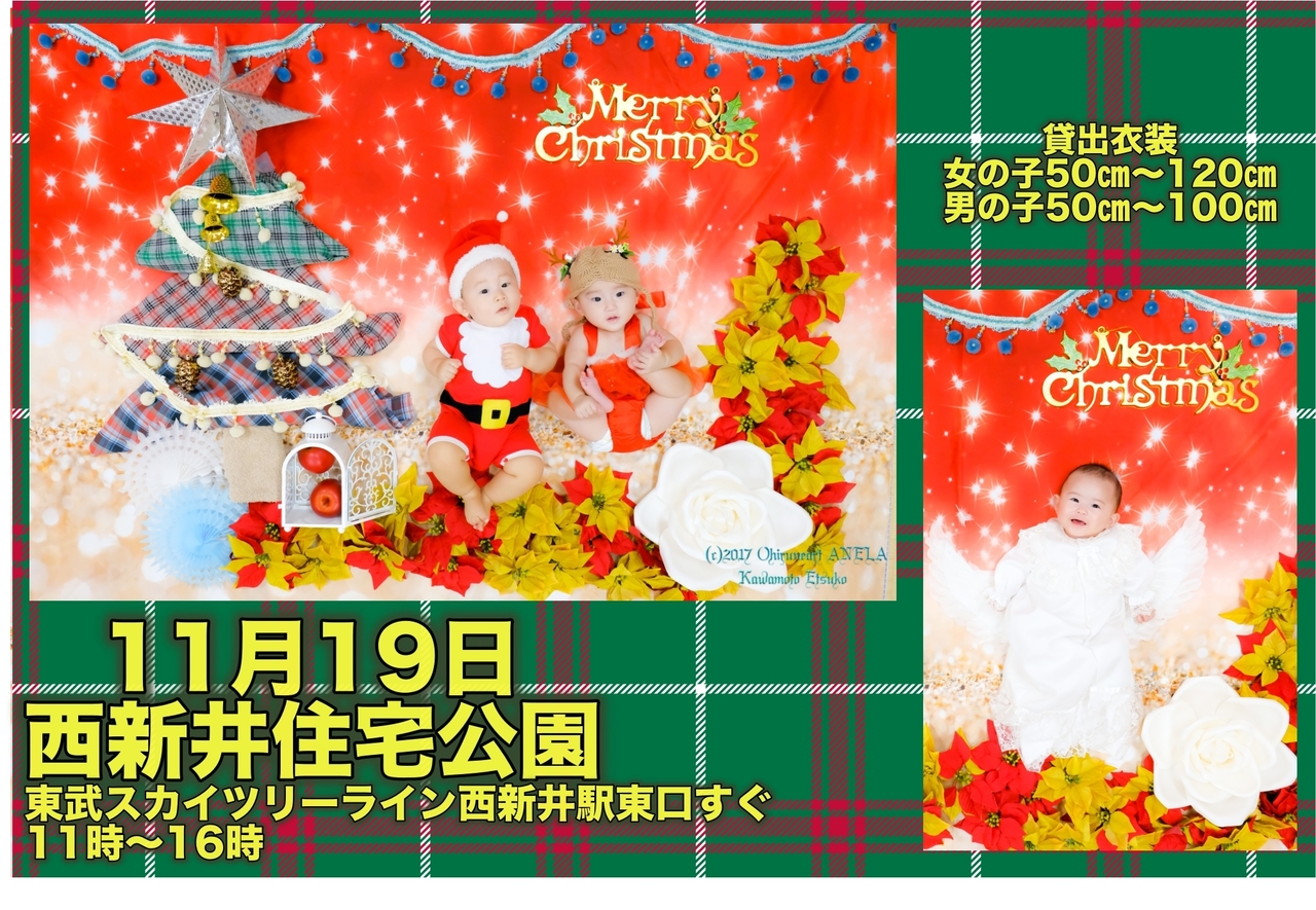 11月19日西新井住宅公園de衣装付き無料おひるねアート撮影会