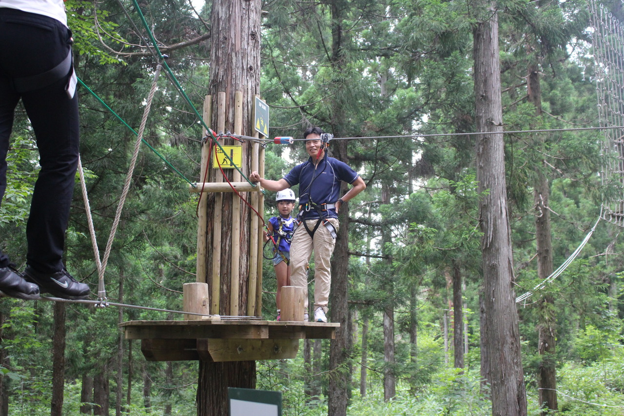 Tree Top Adventure アドベンチャーコース・ディスカバリーコース (冒険の森 in いとしろ)