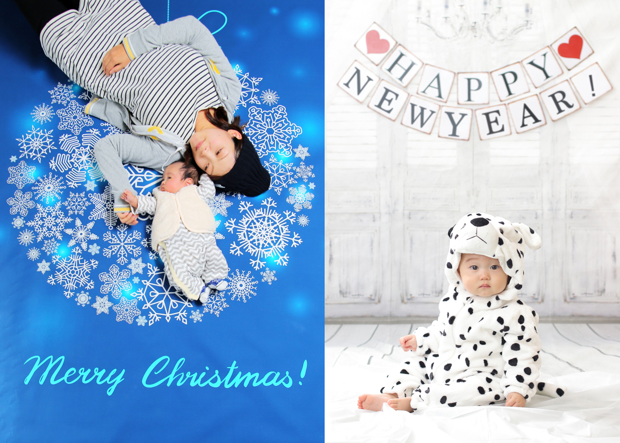 12月3日(日) 年賀状&クリスマス撮影会 IN 多摩センターWithCo 【ママに無料ポイントメイクつき】