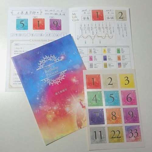 誕生数秘学 対面セッション