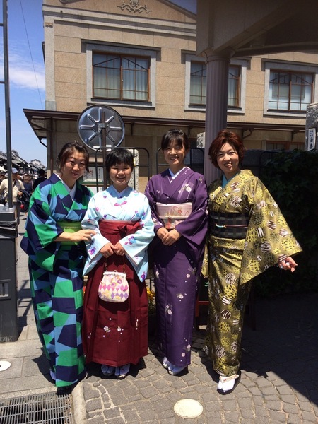 レンタル着物 着付け・草履バック・簡単ヘアアレンジ含)
