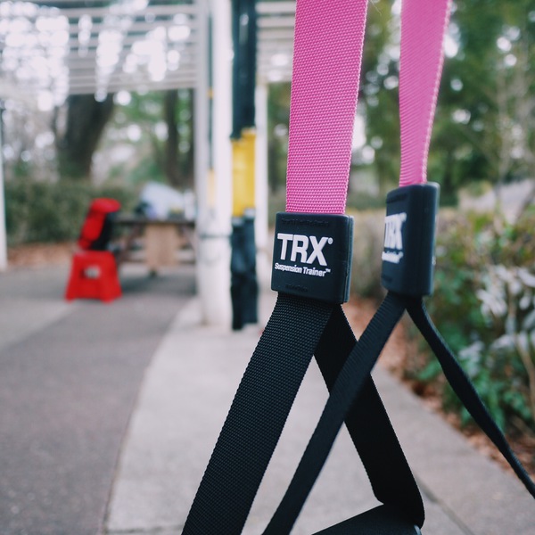 公園でTRX