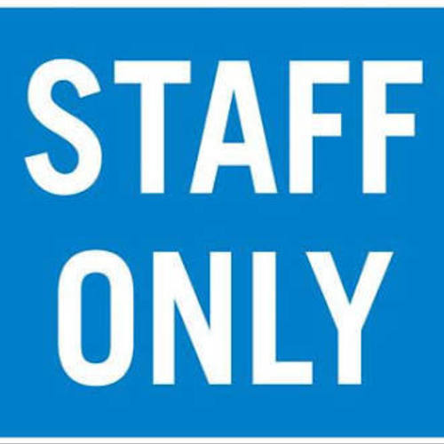 STAFF ONLY