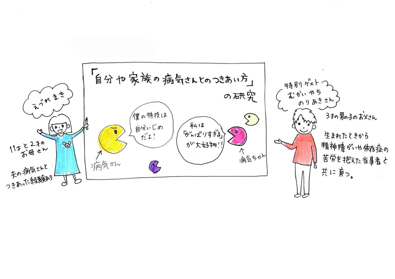 みんなの研究会 第2回テーマ「自分や家族の病気さんとのつきあい方」