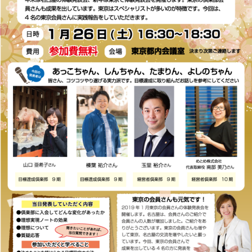 倶楽部体験発表会