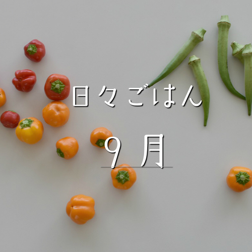 日々ごはん教室 2018年9月 参加型