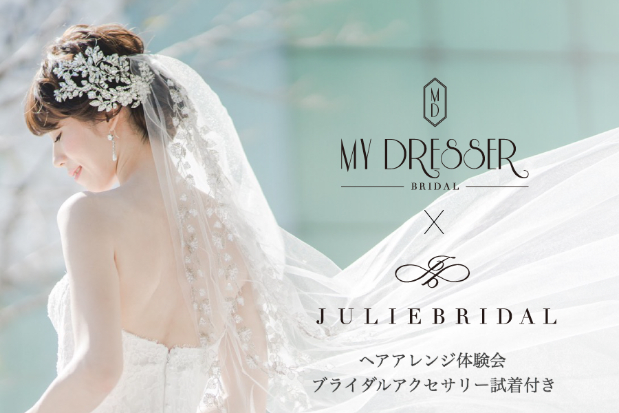 【MY DRESSERスタイリストによるヘア体験会アクセサリーご試着&割引特典付き】120分プラン