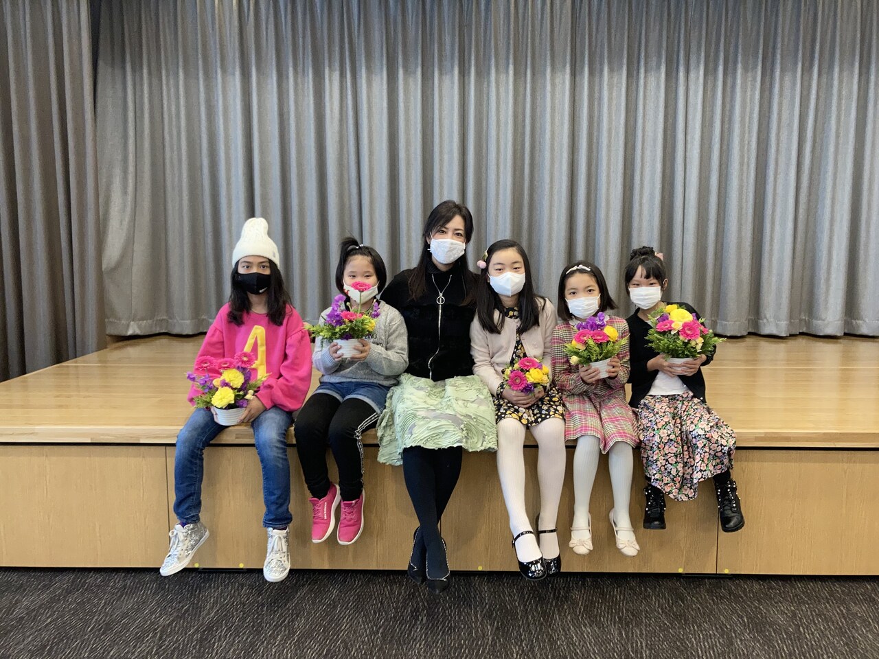 6月6日 花育 七瀬先生 キッズフラワーアレンジメント Coubic