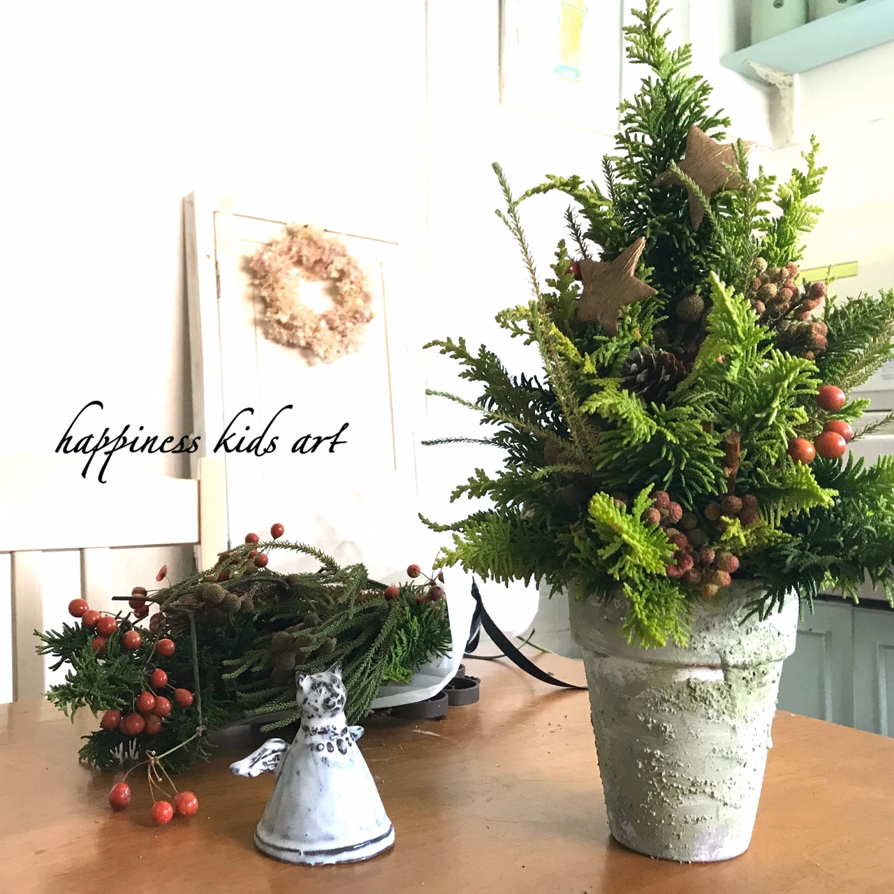 12月Little★本物モミやヒバで五感を刺激!親子で作るクリスマスツリー!