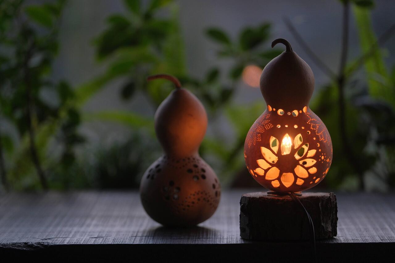 冬の花のひょうたんランプを作ろう By かぶきん堂 Coubic