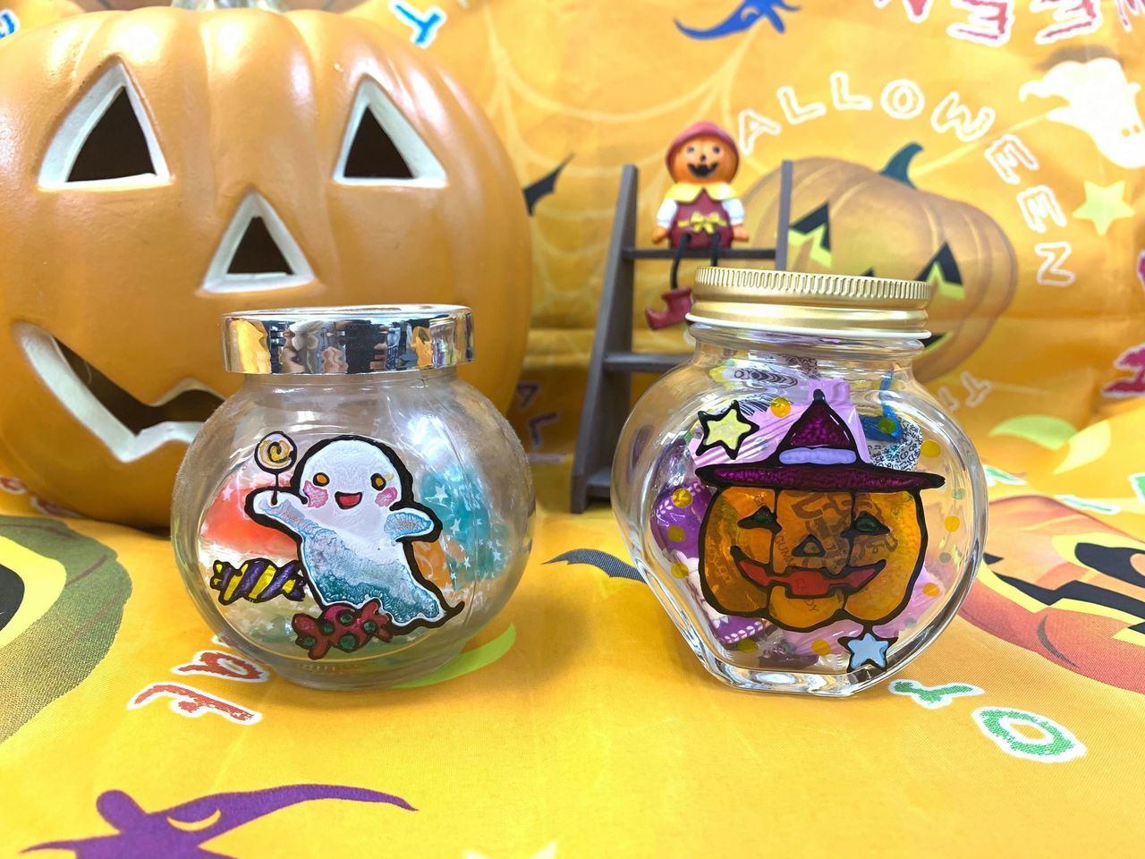 秦野 トリックオアトリート ディンプルアートでハロウィンお菓子ボトル作り 年10月11日 日 Coubic