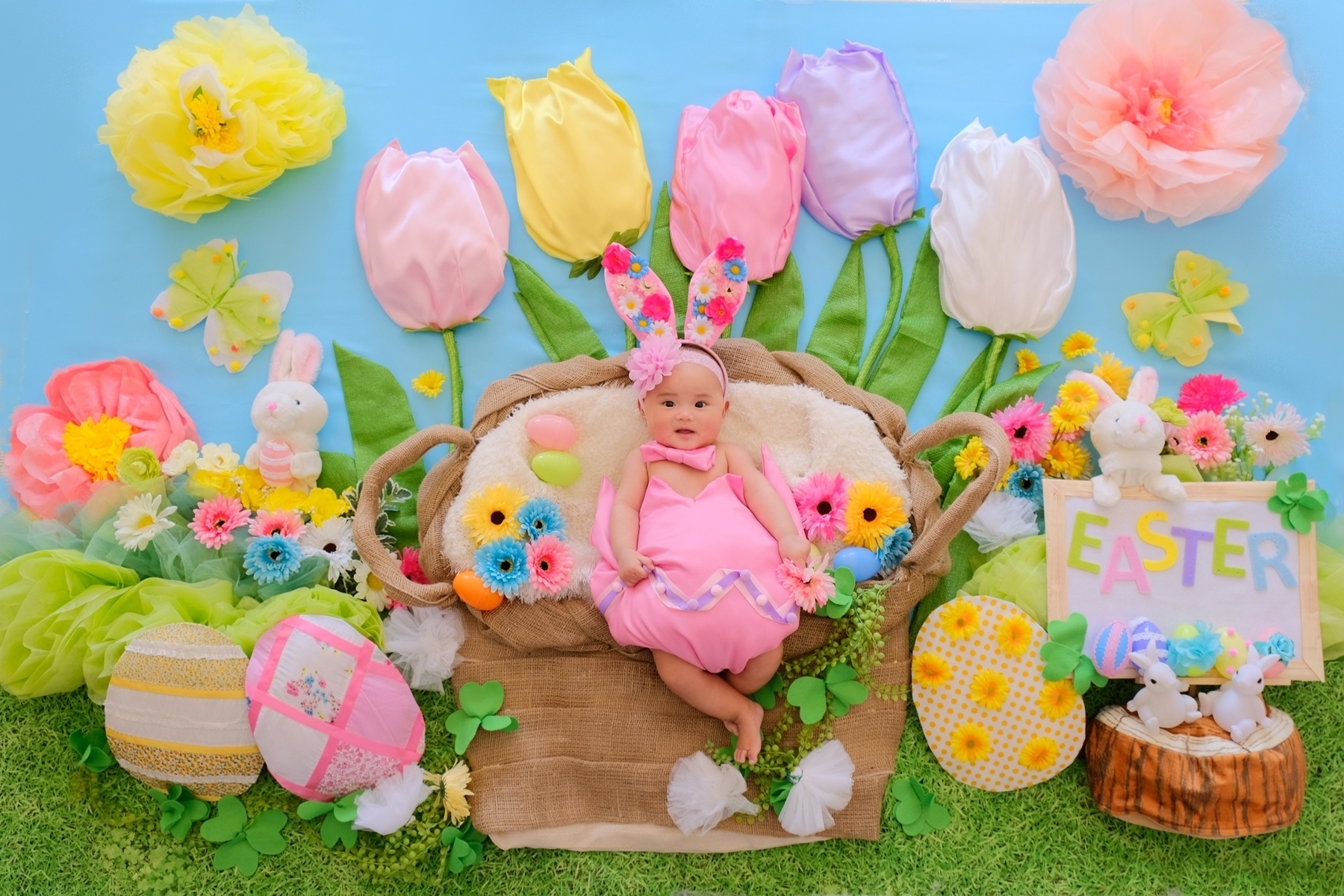 ママハピexpo豊洲ららぽーと イースターおひるねアート体験会 Coubic