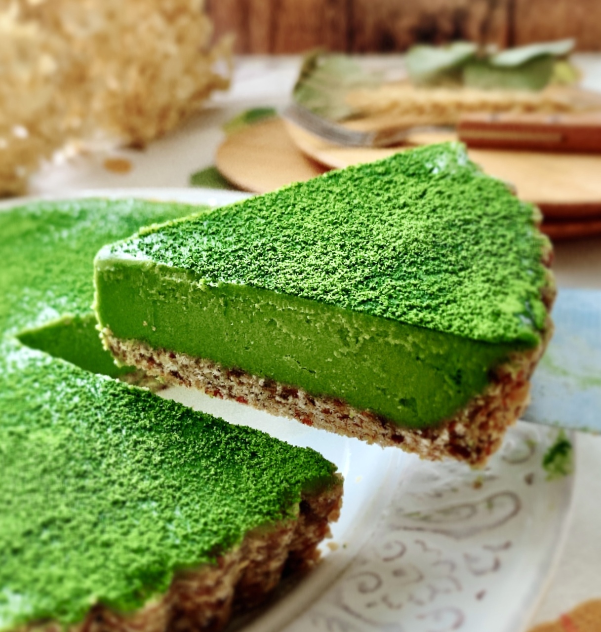 ロースイーツ単発レッスン Raw抹茶ガナッシュタルトws Coubic