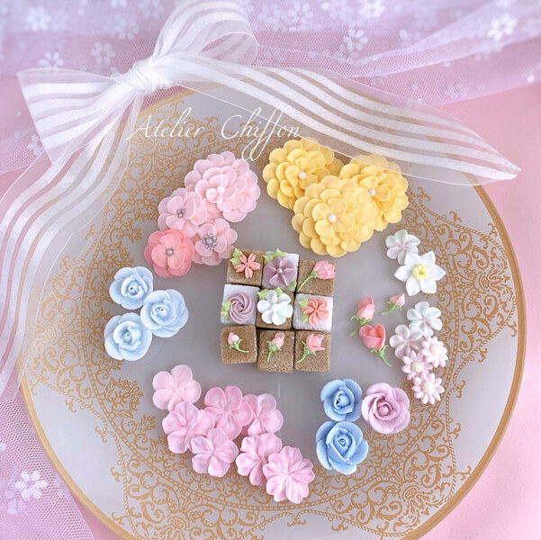 オンライン アイシングクリームのお花絞りコース 基礎 上達コース Coubic